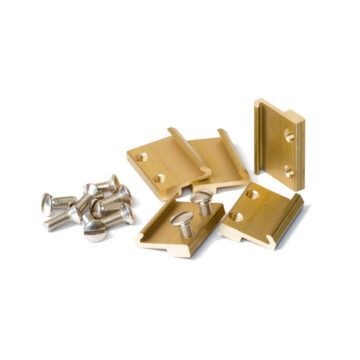 Massoth 8100119-1 railverbinder G 19 mm messing 1 stuk