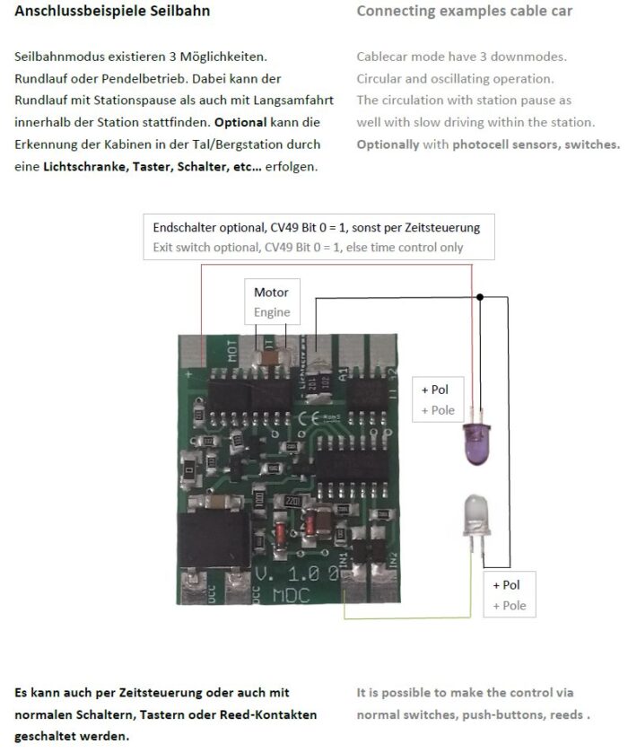 MD Mxion MDC G Module om o.a. Draaischijven, Kabelbanen, wissels mee aan te sturen - Afbeelding 4