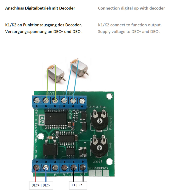 MD 3006 PGS (pantograaf besturingsmodule voor motoraf pantografen) - Afbeelding 3
