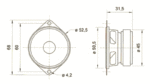 ESU 50337 Luidspreker v. LokSoundXL 50 mm. Visaton FRS 5 - Afbeelding 2