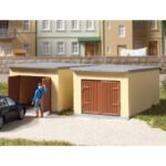 MEF figuren A12341E H0 Garage waarbij de deuren open dicht gaan. - Afbeelding 2