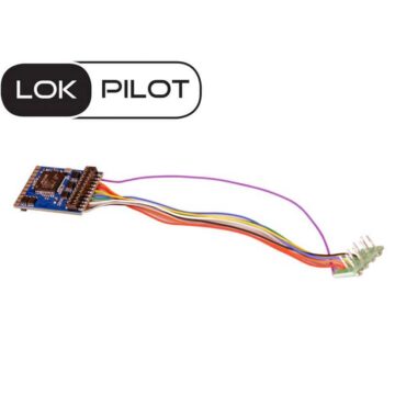ESU 59620 LokPilot 5 DCC decoder met 8‑pin NEM652 voor H0 en 0 schaal modeltreinen