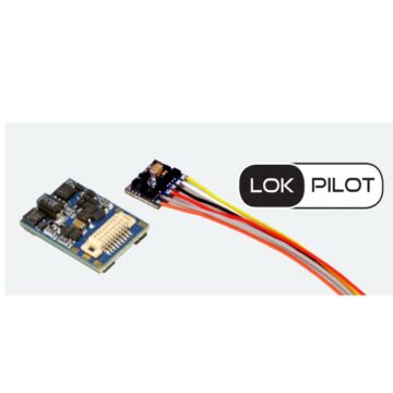 ESU 59110 LokPilot 5 FX micro functiedecoder DCC/MM/SX 8-pin NEM652 voor N en TT schaal modeltreinen