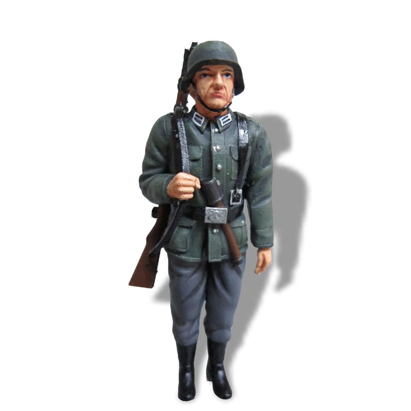pasta Vermelding Onbemand Duitse soldaat - staand | TreinPlezier modelspoorwebwinkel