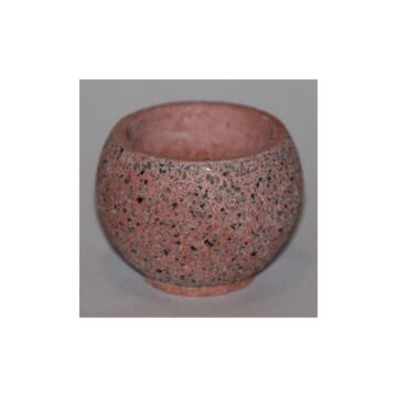 Plantenbak bolvorm rood