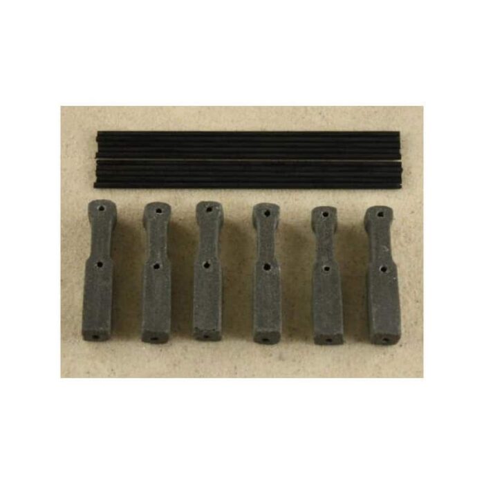 Miniaturbeton 02-076-011 G Hekwerk messing basisset 50 cm - Afbeelding 2