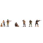 H0 N15059S Jager set met 8 figuren - Afbeelding 2