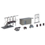 Faller 120139 H0 Compressorhuis met vlampijpreiniger stellage - Afbeelding 2