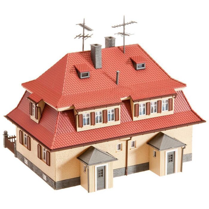 Faller 130464 H0 2-onder-1 kap woningen - Afbeelding 3
