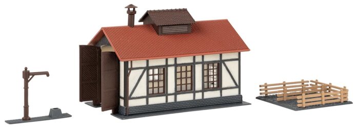 Faller 222104 N Segmentdraaischijf Met Loods Locomotieven - Afbeelding 2