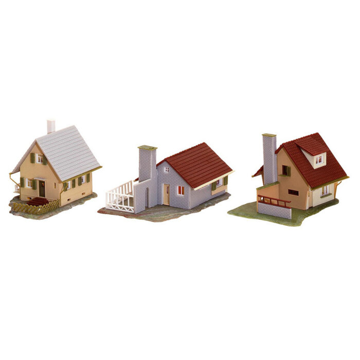 Faller 232221 N Eengezinshuizen, 3 stuks - Afbeelding 2