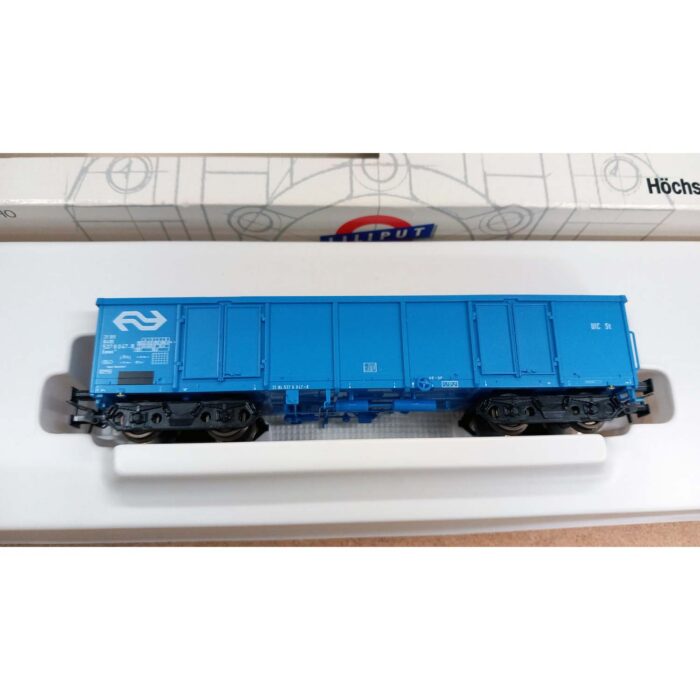 Liliput 24441 H0 Open goederenwagen NS type Eanos, blauw - Afbeelding 2