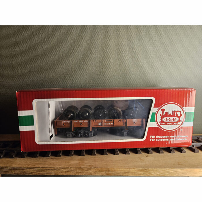 LGB 41103 G DR Niederbordwagen mit Ladegut - Afbeelding 5