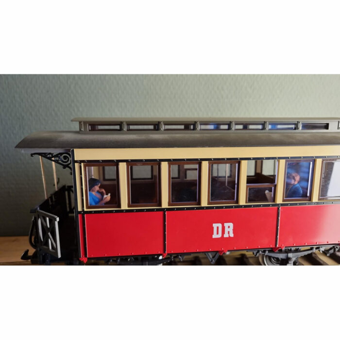 LGB 3120 G DR personen rijtuig digitaal en figuren - Afbeelding 4