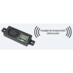 ESU 50346 G/H0 Luidspreker 24 mm x 55 mm x 8,6 mm, rechthoekig, 8 ohm, basreflex