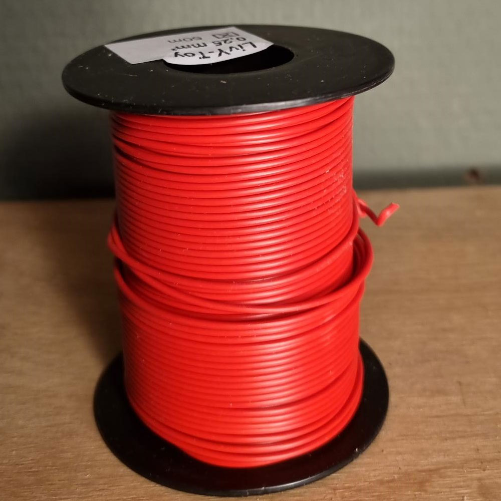 BBO-L118-102 Beli Beco L125-5002 Rode kabel 1-aderig kabel 50M - Afbeelding 1