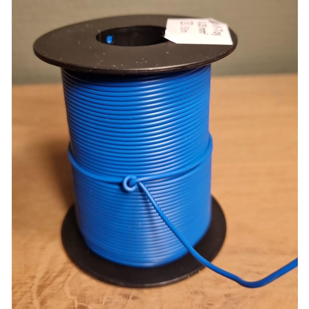 BBO-L125-5005 Beli Beco L125-5005 Blauw kabel 1-aderig kabel 50M - Afbeelding 1