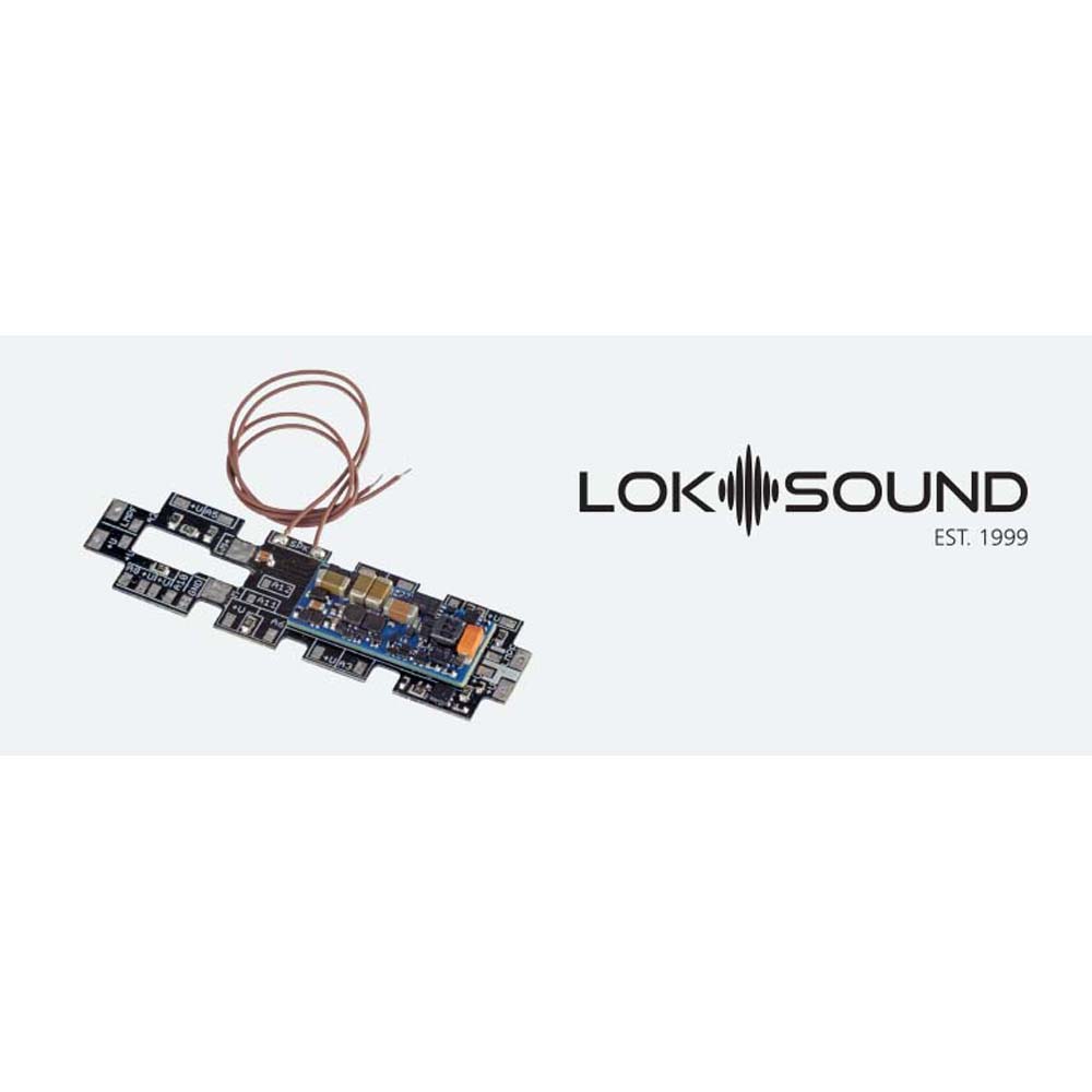 title_LS_LokSound-5-DCC-Direct_Widebody ESU 58941 LokSound 5 micro DCC Direct Kato USA Widebody “lege decoder”, met luidspreker 11x15 mm, N - Afbeelding 1