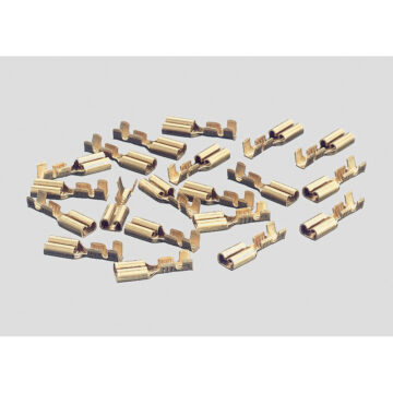 Märklin 74995 H0 platte stekkerhuls voor C-rails – set van 20 stuks